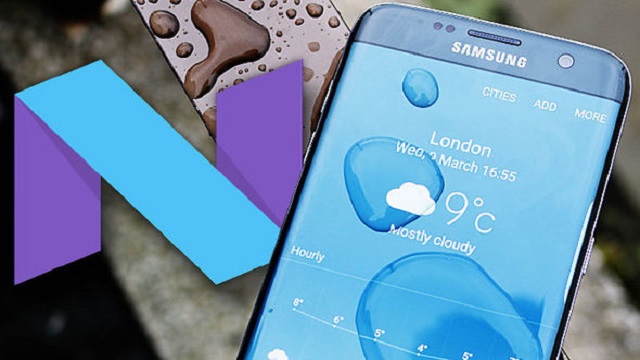 Android Nougat su Samsung Galaxy S7