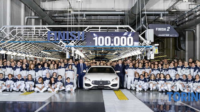 Maserati produce la vettura numero 100 mila