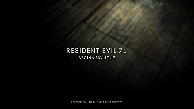 Resident Evil 7 Beginning Hour disponibile su PC