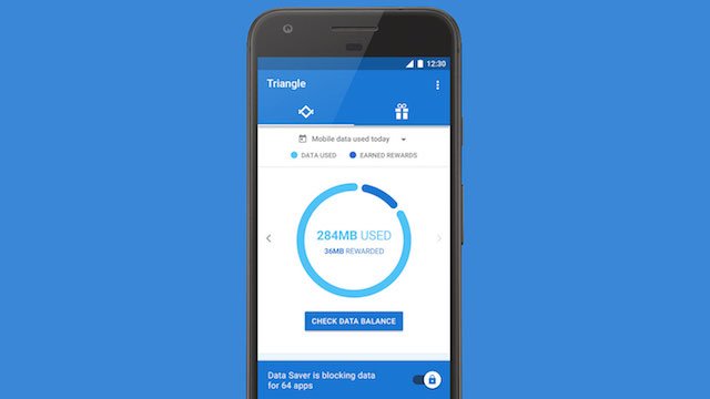 Google Triangle: l’app per risparmiare Giga