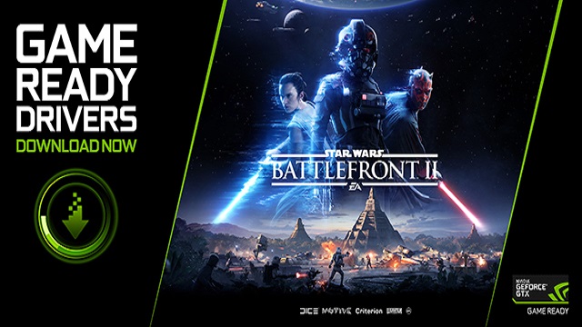 Driver NVIDIA ora ottimizzati per Star Wars Battlefront II e Destiny 2