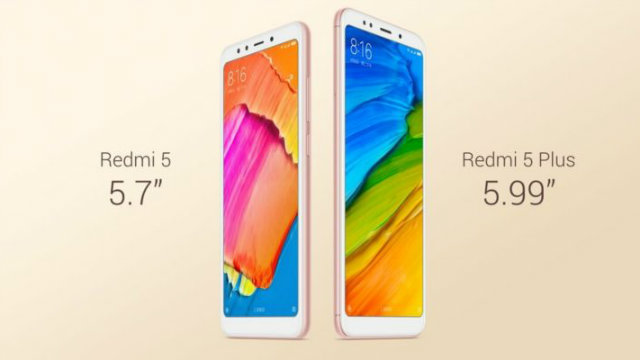 Ecco Xiaomi Redmi 5 e Redmi 5 Plus, quasi bezel-less